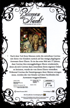 Flowers in the Attic - Blumen der Nacht - Große Hartbox von Inked Pictures - Limited Edition - Cover A